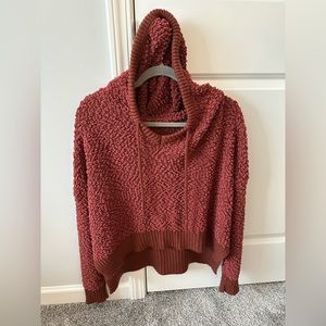 Boutique Oversized Sweater with Hoodie